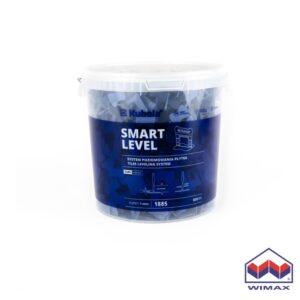 Klipsy System Poziomujący SMART LEVEL 1.0mm 800 szt. + wiadro 20L Kubala 1885