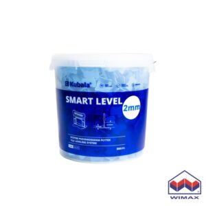 Klipsy System poziomujący SMART LEVEL 2.0mm 800 szt. + wiadro 20L Kubala 1886
